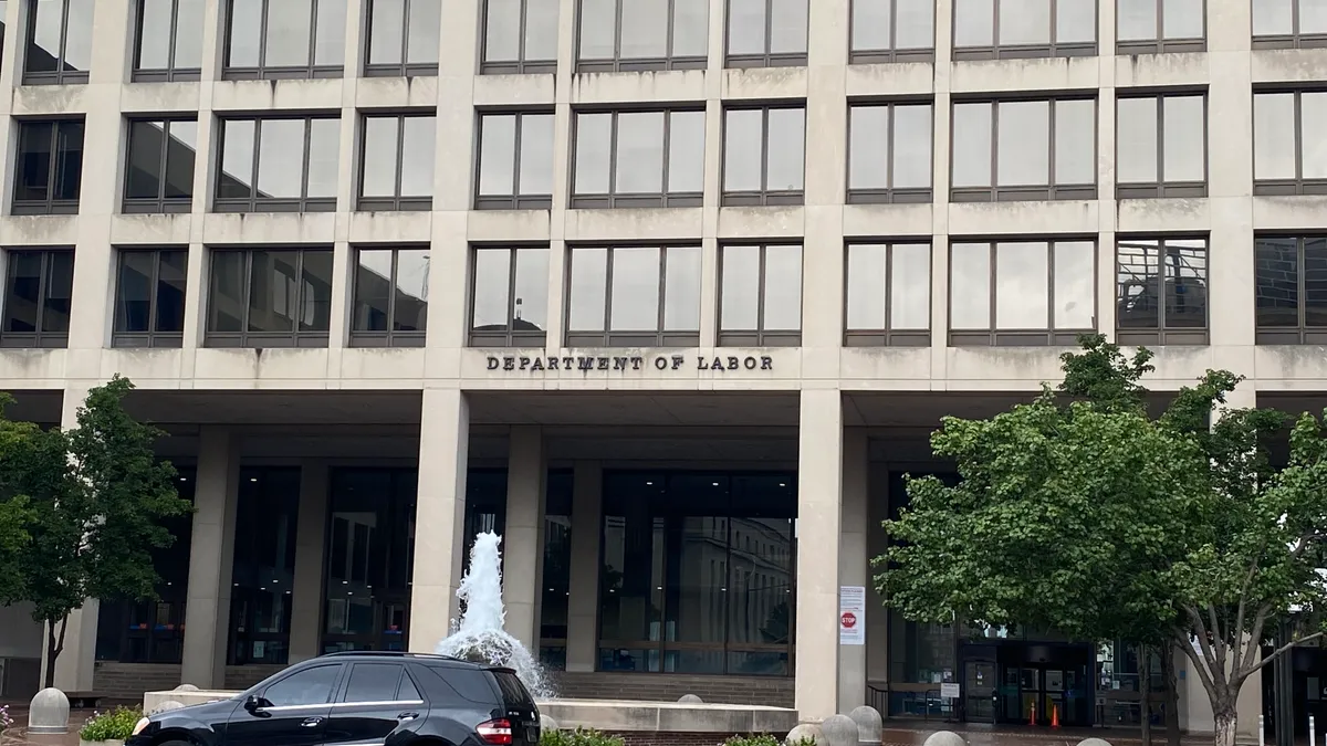Department of Labor exterior